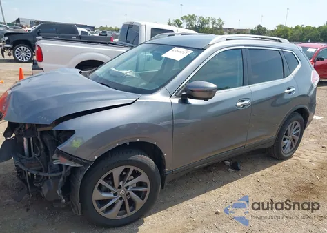 2016 Nissan Rogue Sl z USA, uszkodzony, nr VIN 5N1AT2MTXGC734970